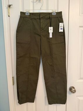 Sanctuary Olive Green Utility Trouser Casual High Waist Pants 29